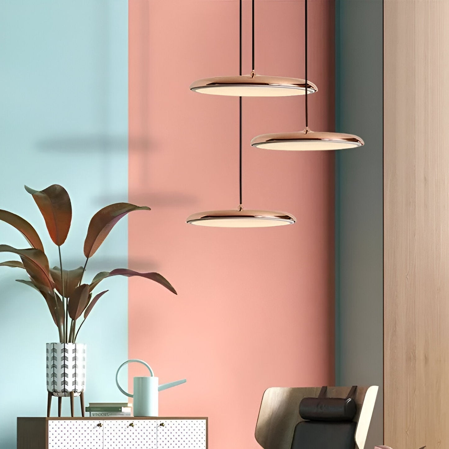 Hanglamp Schotel Design LED 4000K Nordic Modern Ø25 Ø40