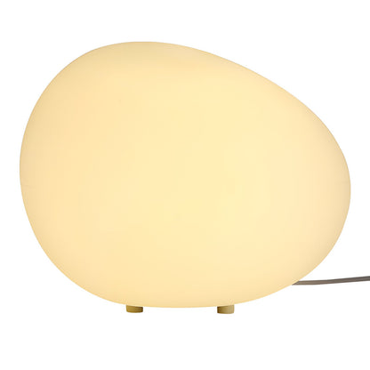 Steen Tafellamp LED 3-Kleuren PE Sfeerlamp 22cm Woonkamer Slaapkamer Scandinavisch Organisch Nachtlamp Dimbaar