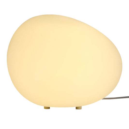 Steen Tafellamp LED 3-Kleuren PE Sfeerlamp 22cm Woonkamer Slaapkamer Scandinavisch Organisch Nachtlamp Dimbaar