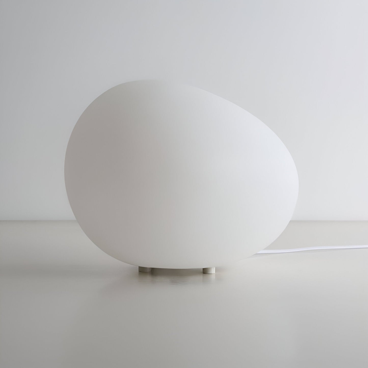 Steen Tafellamp LED 3-Kleuren PE Sfeerlamp 22cm Woonkamer Slaapkamer Scandinavisch Organisch Nachtlamp Dimbaar