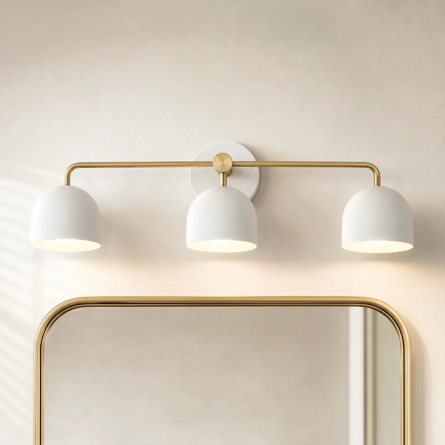 Koepelkapjes Wandlamp Modern Scandinavisch Metaal Zwart Messing 2-3 Lichtpunten Badkamer Hal Slaapkamer Sfeerverlichting