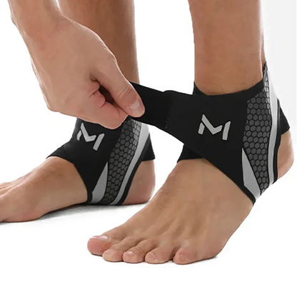Verstelbare Enkelbrace voor Sport en Herstel – Flexibele Ondersteuning met Compressie