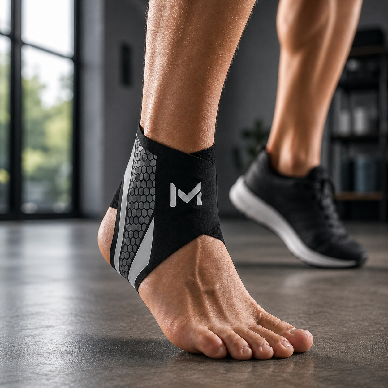 Verstelbare Enkelbrace voor Sport en Herstel – Flexibele Ondersteuning met Compressie