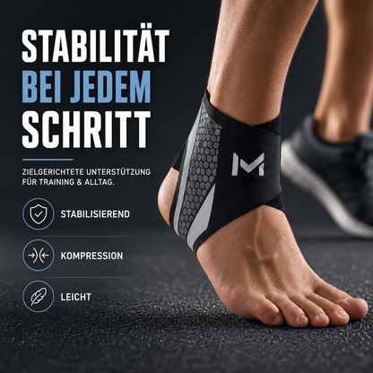Verstelbare Enkelbrace voor Sport en Herstel – Flexibele Ondersteuning met Compressie