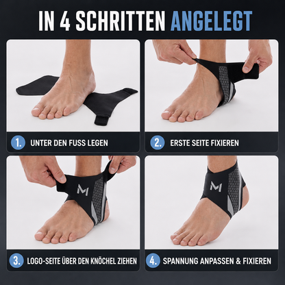 Verstelbare Enkelbrace voor Sport en Herstel – Flexibele Ondersteuning met Compressie