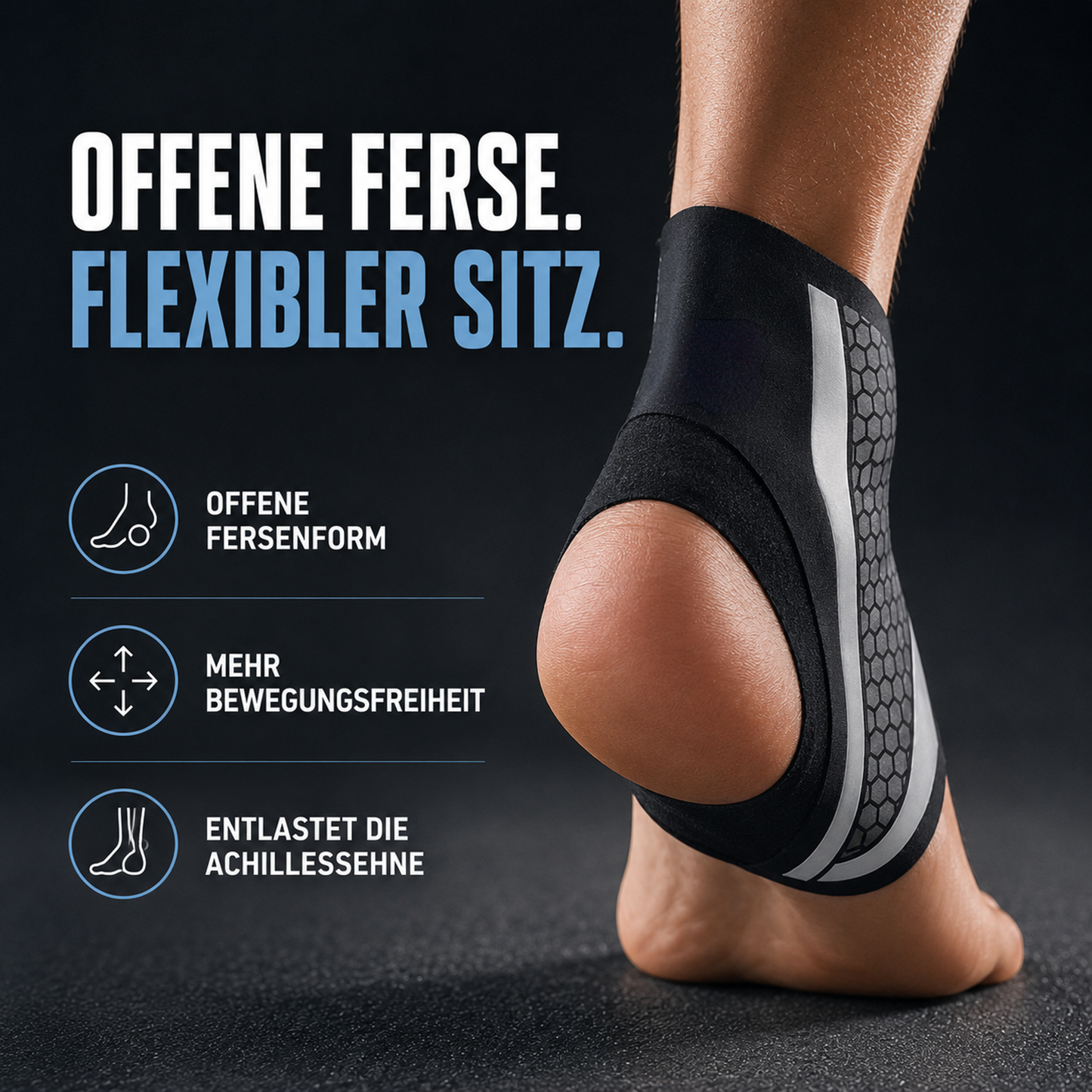 Verstelbare Enkelbrace voor Sport en Herstel – Flexibele Ondersteuning met Compressie