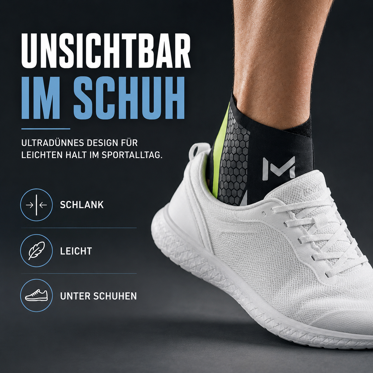 Verstelbare Enkelbrace voor Sport en Herstel – Flexibele Ondersteuning met Compressie