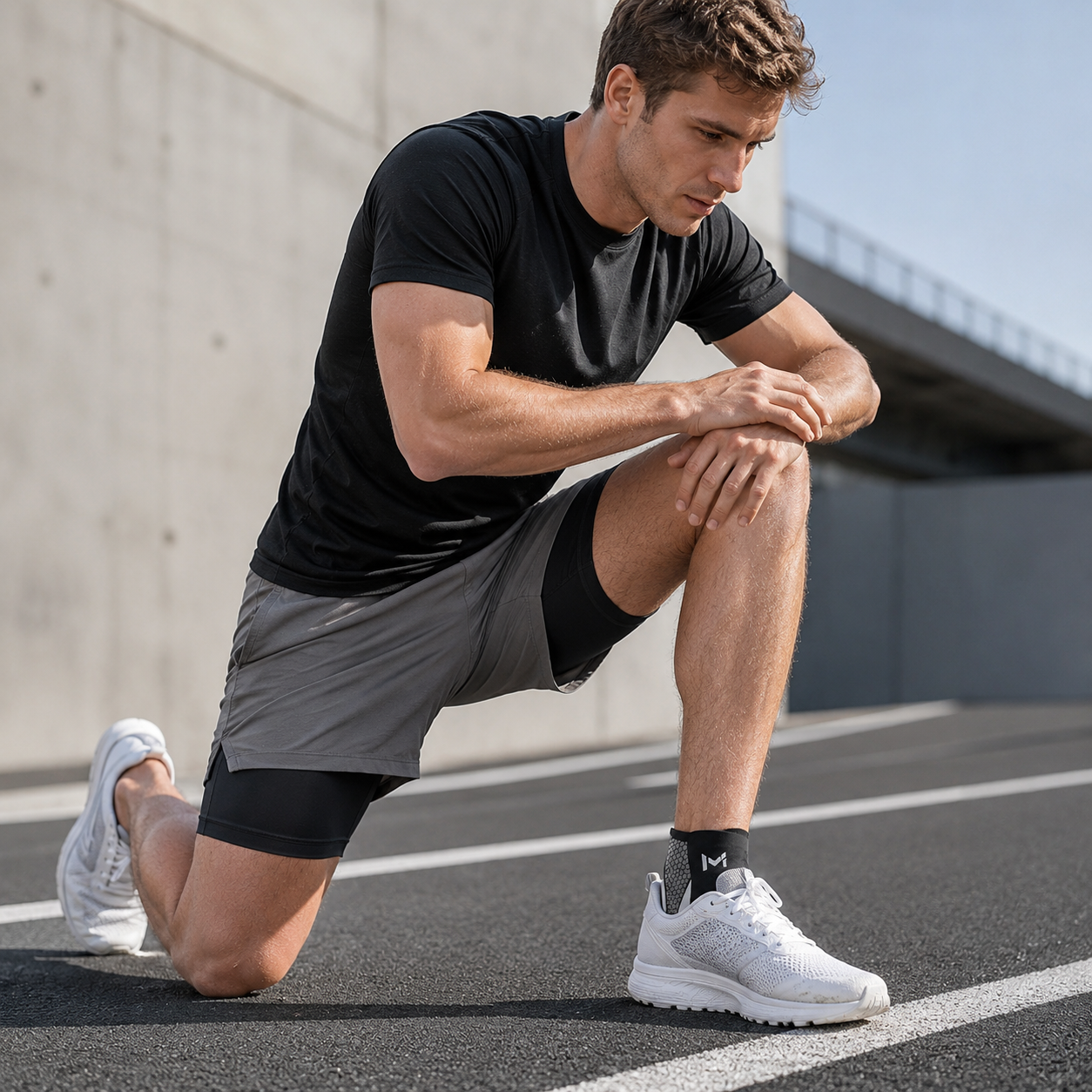Verstelbare Enkelbrace voor Sport en Herstel – Flexibele Ondersteuning met Compressie