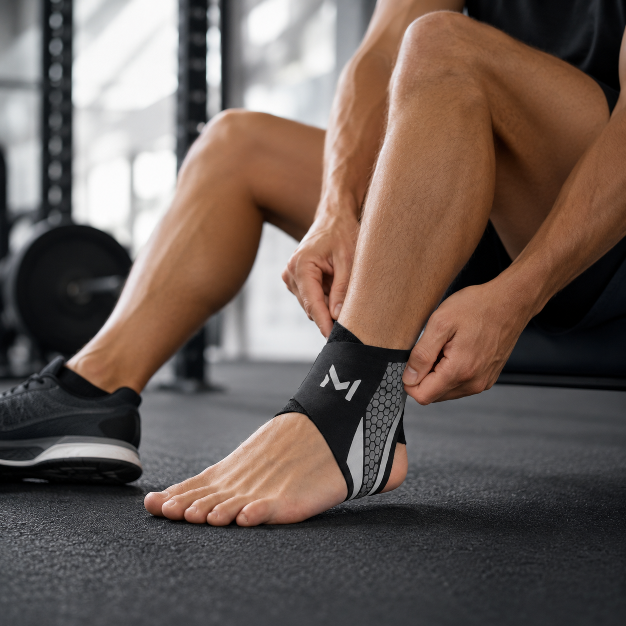Verstelbare Enkelbrace voor Sport en Herstel – Flexibele Ondersteuning met Compressie