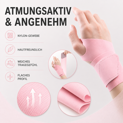 Polsbrace Ultralight — Ademende Nylon Handsteun met Verstelbare Sluiting voor Training en Dagelijks Gebruik