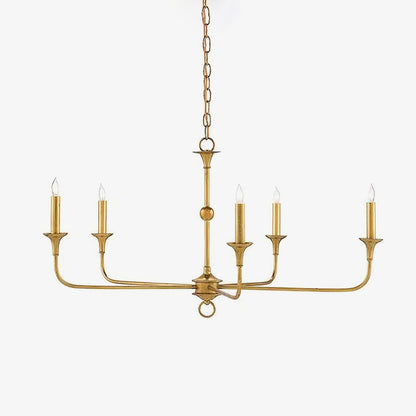 Kaarslamp Kroonluchter Messing Metaal Goud Zwart Wit Nikkel Woonkamer Eetkamer 5 6 Armen Hanglamp Vintage Kaarsenkroonluchter