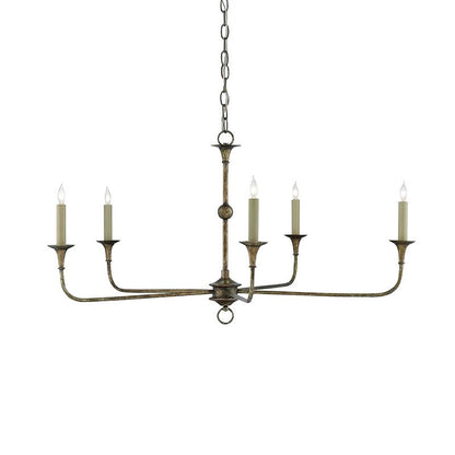 Kaarslamp Kroonluchter Messing Metaal Goud Zwart Wit Nikkel Woonkamer Eetkamer 5 6 Armen Hanglamp Vintage Kaarsenkroonluchter