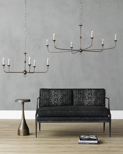 Kaarslamp Kroonluchter Messing Metaal Goud Zwart Wit Nikkel Woonkamer Eetkamer 5 6 Armen Hanglamp Vintage Kaarsenkroonluchter
