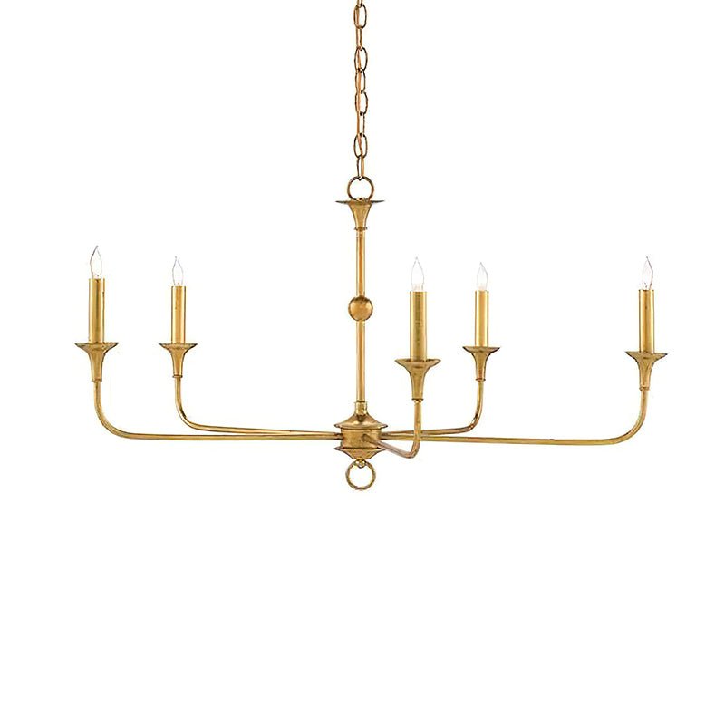 Kaarslamp Kroonluchter Messing Metaal Goud Zwart Wit Nikkel Woonkamer Eetkamer 5 6 Armen Hanglamp Vintage Kaarsenkroonluchter