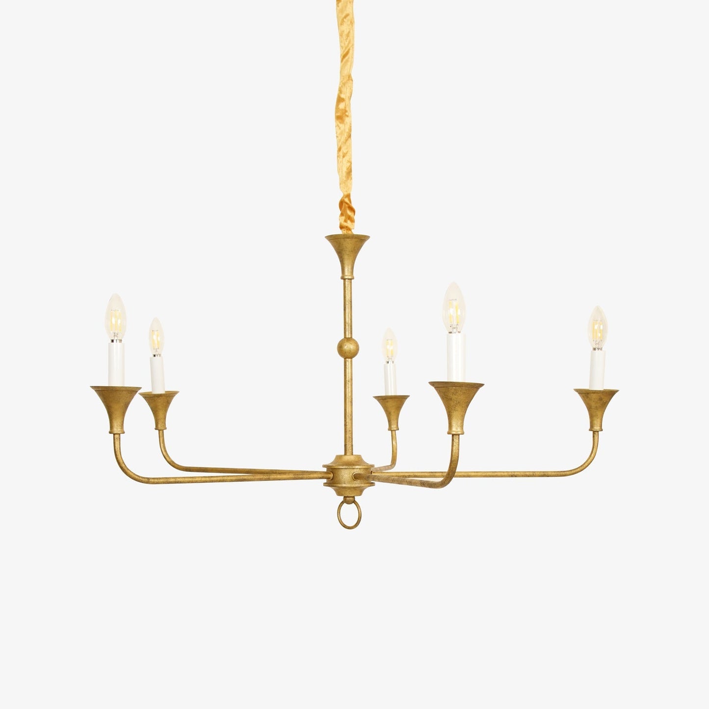 Kaarslamp Kroonluchter Messing Metaal Goud Zwart Wit Nikkel Woonkamer Eetkamer 5 6 Armen Hanglamp Vintage Kaarsenkroonluchter