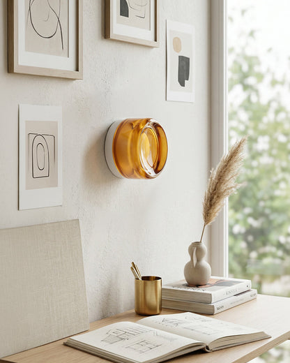 Minimalistische LED-Wandlamp Rond Aluminium Acryl Diffuus Licht Warm Wit Modern Design Compact Slaapkamer Gang Accentverlichting