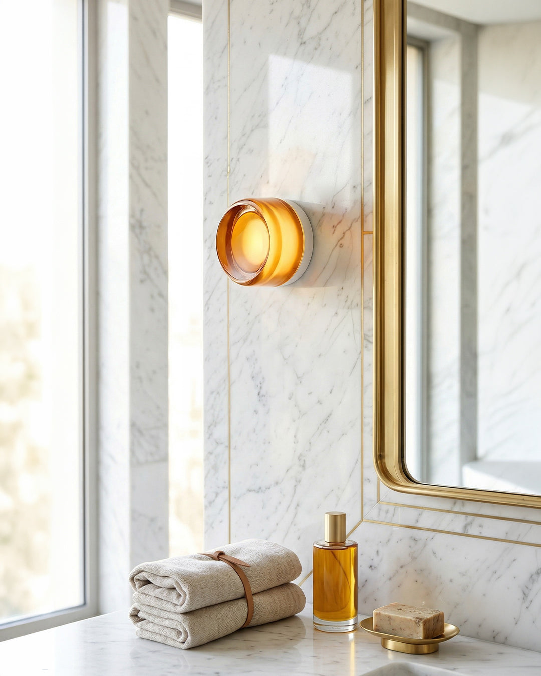 Minimalistische LED-Wandlamp Rond Aluminium Acryl Diffuus Licht Warm Wit Modern Design Compact Slaapkamer Gang Accentverlichting