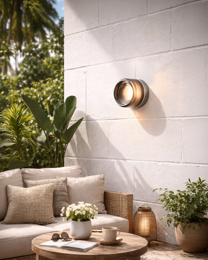 Minimalistische LED-Wandlamp Rond Aluminium Acryl Diffuus Licht Warm Wit Modern Design Compact Slaapkamer Gang Accentverlichting