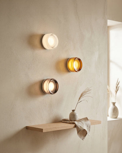 Minimalistische LED-Wandlamp Rond Aluminium Acryl Diffuus Licht Warm Wit Modern Design Compact Slaapkamer Gang Accentverlichting