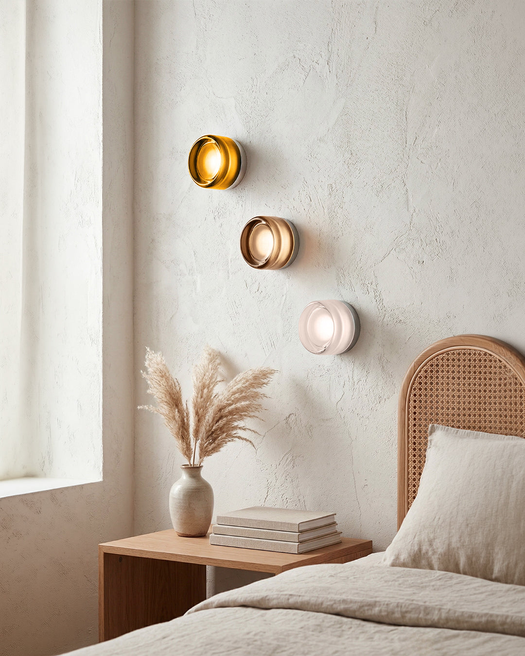 Minimalistische LED-Wandlamp Rond Aluminium Acryl Diffuus Licht Warm Wit Modern Design Compact Slaapkamer Gang Accentverlichting