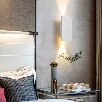 Moderne rechthoekige LED wandlamp voor binnen – strakke binnenwandverlichting in diverse kleuren
