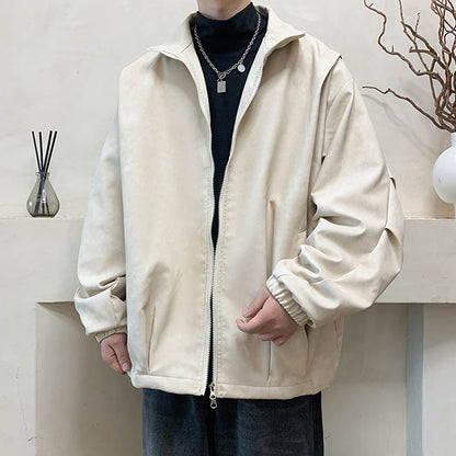 Kunstleder Jas Faux Suede Vintage Look