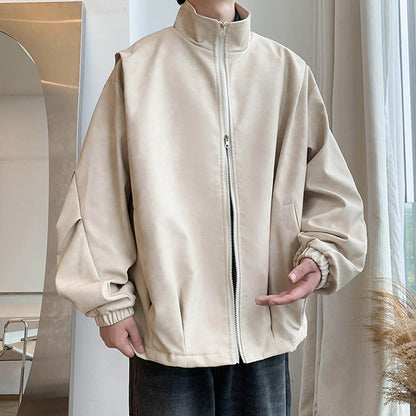 Kunstleder Jas Faux Suede Vintage Look