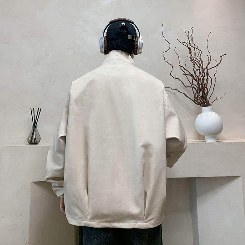 Kunstleder Jas Faux Suede Vintage Look