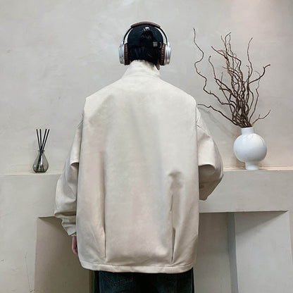 Kunstleder Jas Faux Suede Vintage Look