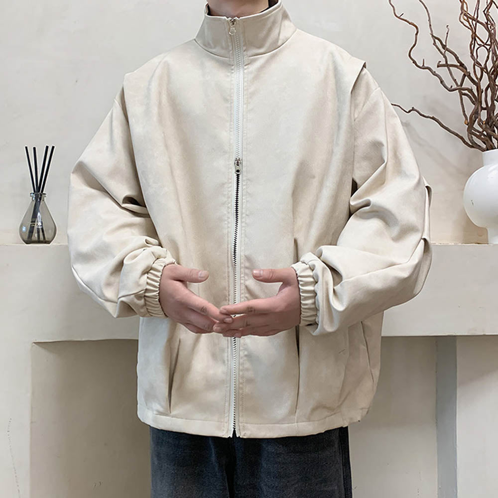 Kunstleder Jas Faux Suede Vintage Look