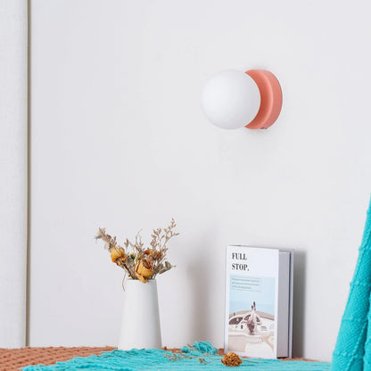 Wandlamp Glas Rond Nordisch Minimalistisch G9 LED Zwart Wit Groen Slaapkamer