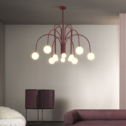 Hanglamp Zwaluwen Metaal Glas Zwart Goud Roze G9 LED Woonkamer Slaapkamer Decoratief