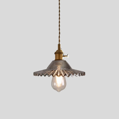 Hanglamp Glas Brons Verstelbare Kabel Woonkamer Eettafel Transparante Glazen Hanglamp Sfeerverlichting Vintage