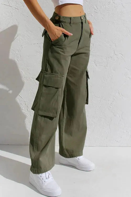 Vrouwelijke Cargo Broek Comfortabel en Stoer