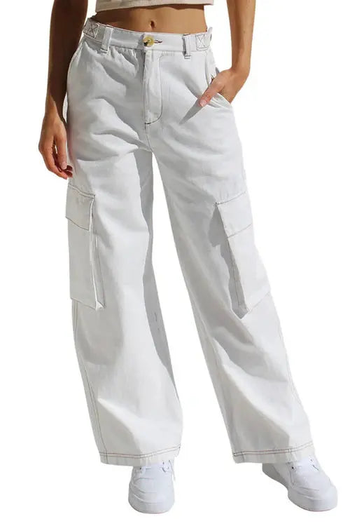 Vrouwelijke Cargo Broek Comfortabel en Stoer