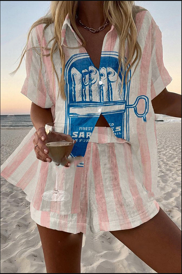 Dames Zomerset Top en Shorts Set Lichtgewicht Comfortabel