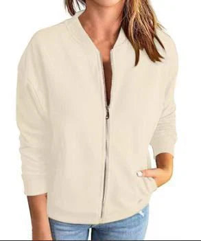 Dames Overgangsjas Rits Modern Elegant → Dames Overjas Rits Waterdicht Modern Design