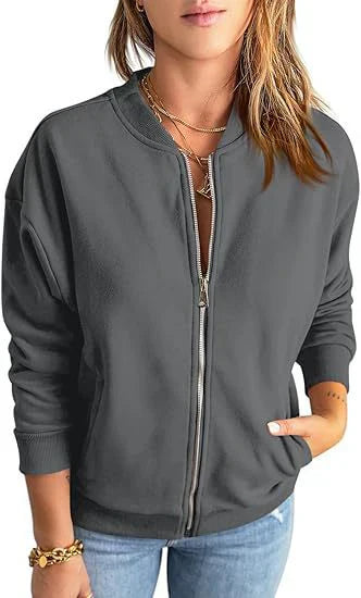 Dames Overgangsjas Rits Modern Design Elegant