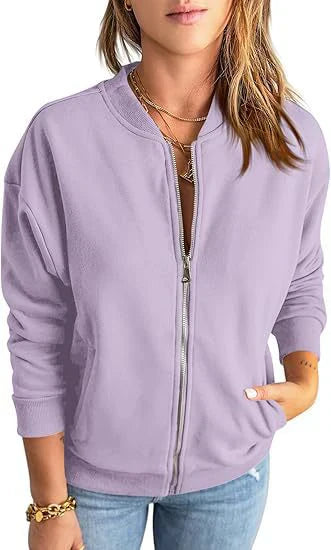 Dames Overgangsjas Rits Modern Elegant → Dames Overjas Rits Waterdicht Modern Design