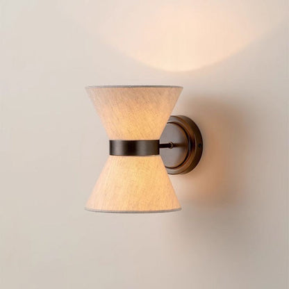 Wabi Sabi Zijden Wandlamp G9 Ø24cm Warm Licht Wandverlichting Slaapkamer Woonkamer Japandi Design