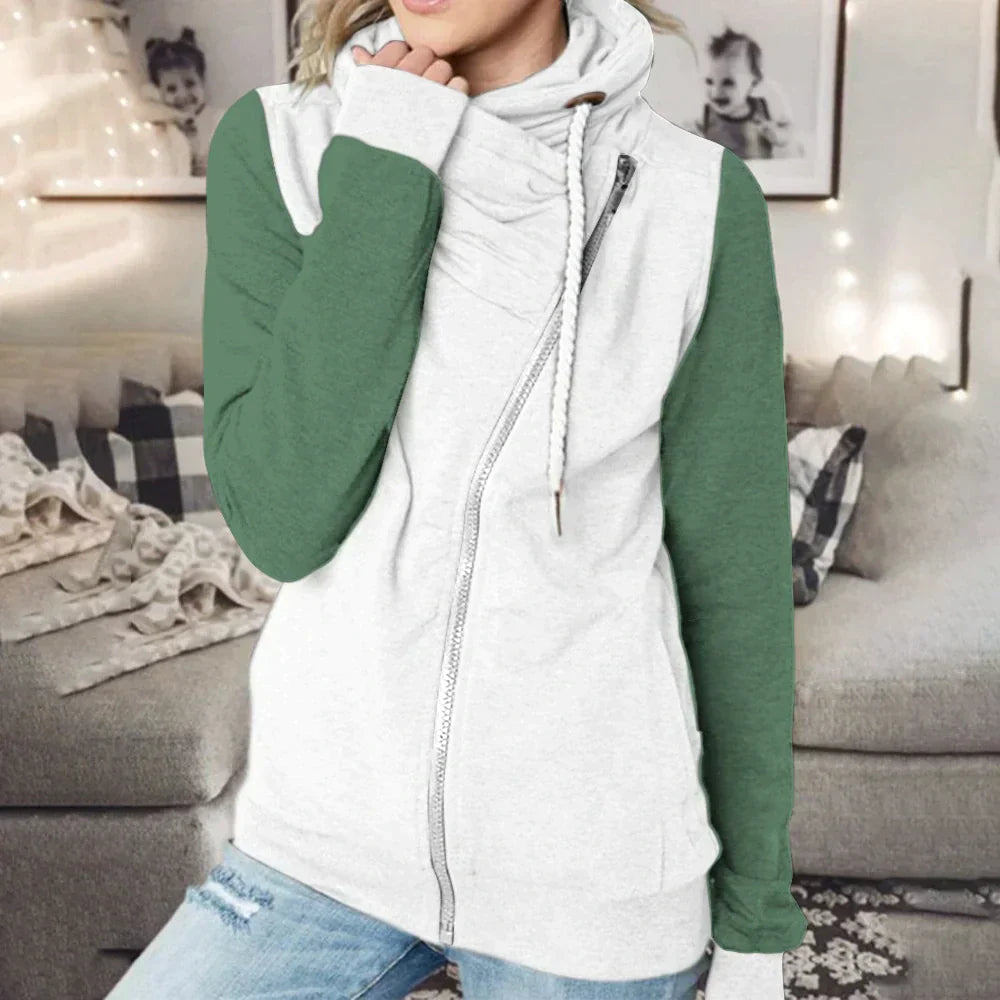 Dames Trui Hoge Hals Warm en Stijlvol - Mode Vibes