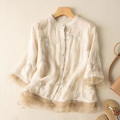 Dames Blouse Lichtgewicht Vrouwelijke Pasvorm