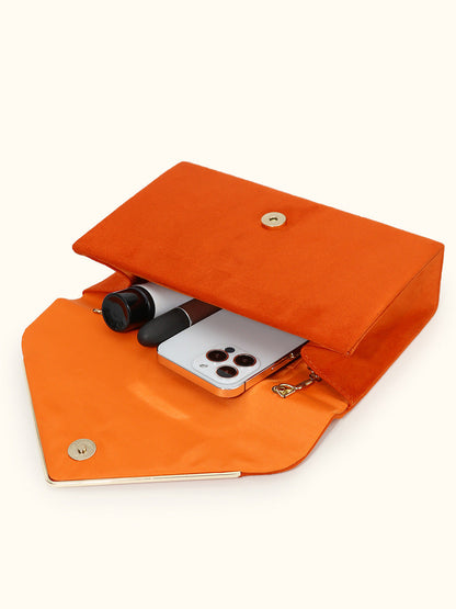 Fluwelen Clutch Avondtasje Suède Stijl Elegant