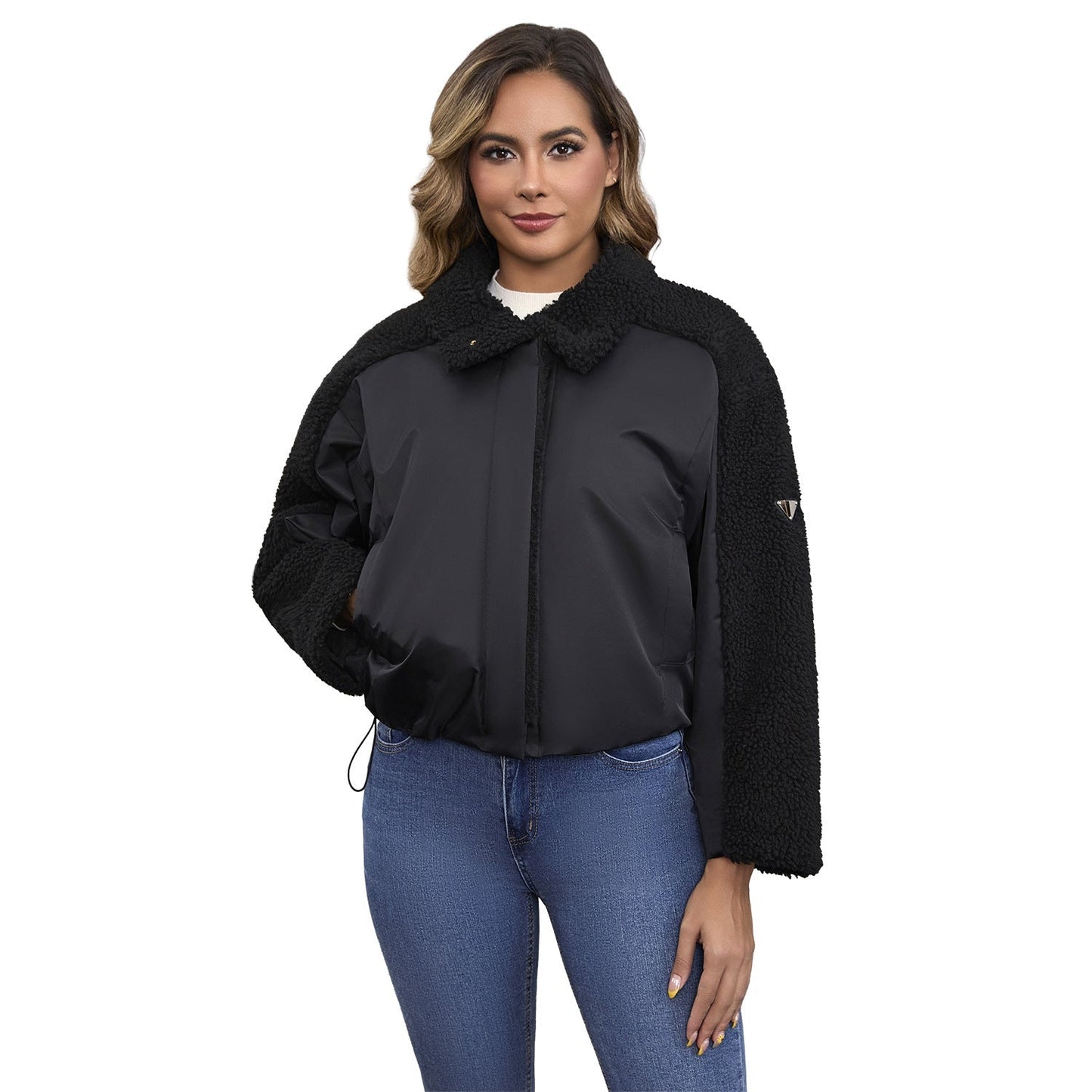 Dames Winterjas Bomberjack Teddyvoering Warm