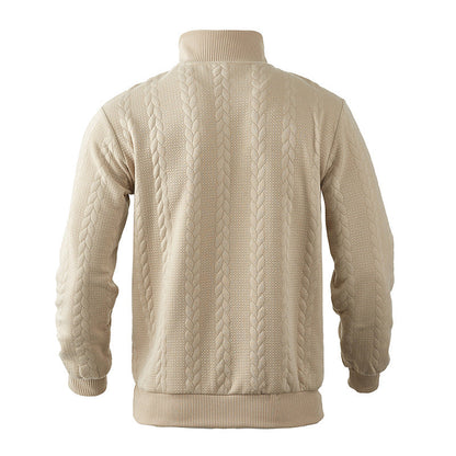 Elios Fleece Trui Met Rits Voor Mannen