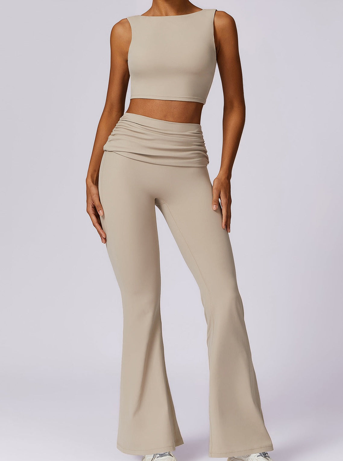 Comfortabele Hoge Taille Leggings met Elastisch Stretch