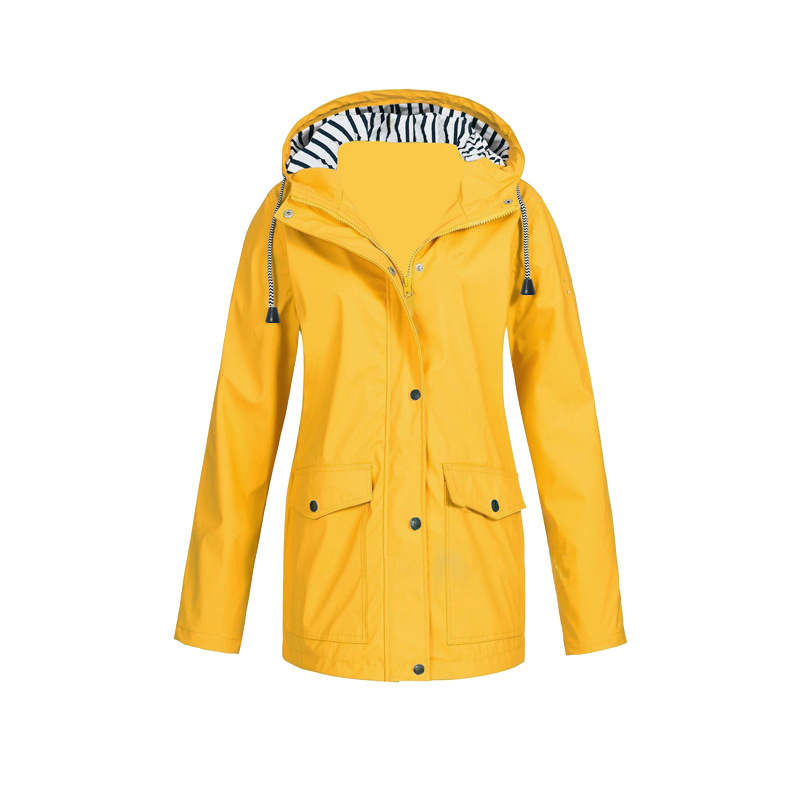 Dames Regenjack Waterdicht Warm en Ademend