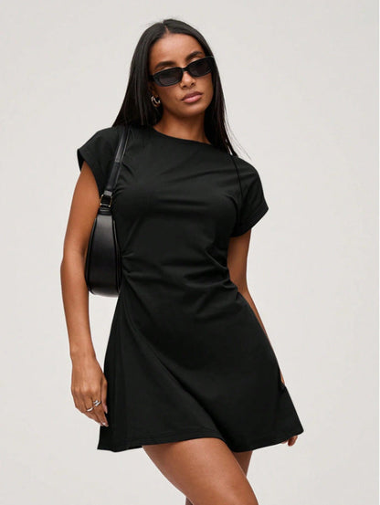 Dames T-shirt Jurk Korte Casual Zomer Jurk Gemakkelijk