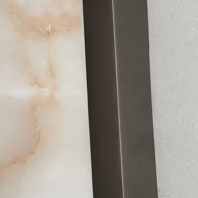 Wandlamp Marmerlook Koper LED 1 Licht Minimalistisch Modern Design