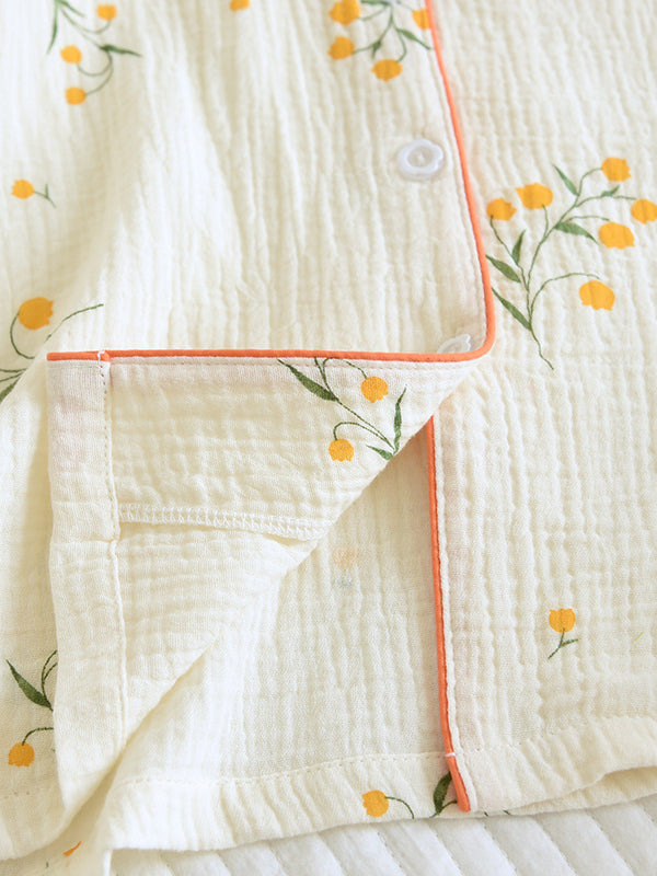 Vrouwen Pyjama Set Katoen Zacht Elegante Ontwerp